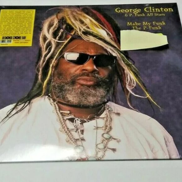 George Clinton Make My Funk The P-Funk LP ~ RSD 2020 ~ Neon Violet Vinyl ~ New! - Picture 3 of 3